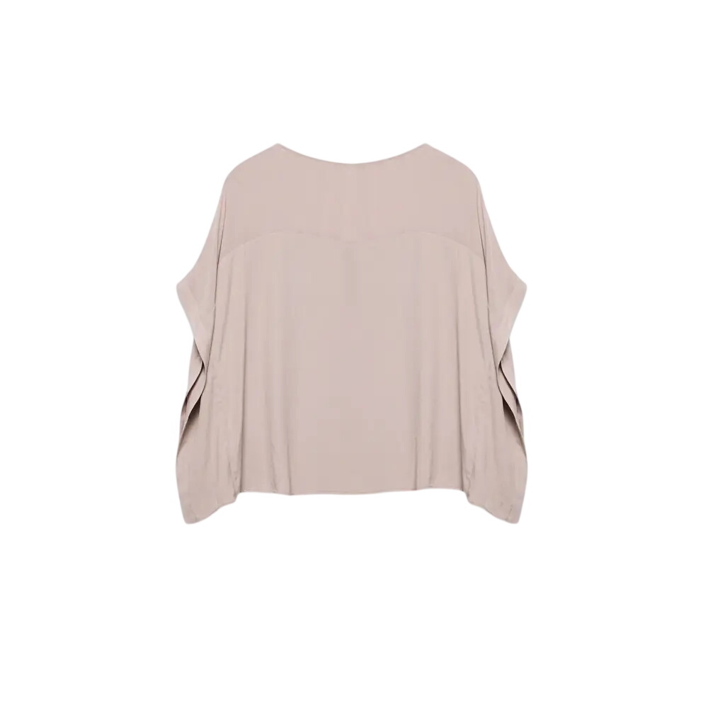 Mint Velvet Neutral Sheer Panel Top